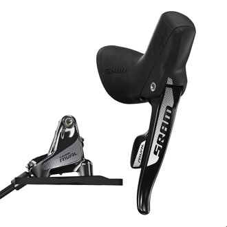 SRAM Shifter/Hydraulic Disc Brake Rival22 Yaw Front Shifter Front Brake950mm w Flat Mount Hardware (Disc and