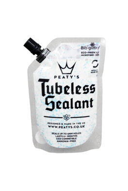 PEATYS A stackable 120ml pack of Tubeless Sealant contains sufficient sealant for use with casing up to