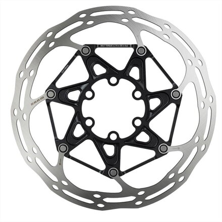 SRAM Disc Centerline 2 Piece 140mm Black (includes Ti Disc bolts) Rounded