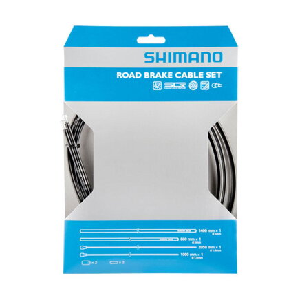SHIMANO zavora cable PTFE - complete set of cables and bowdens